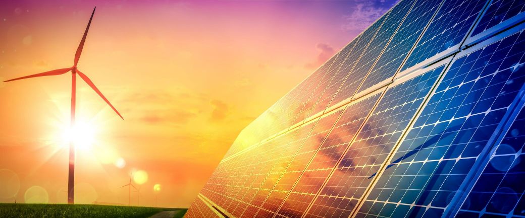Energía solar y eólica en España